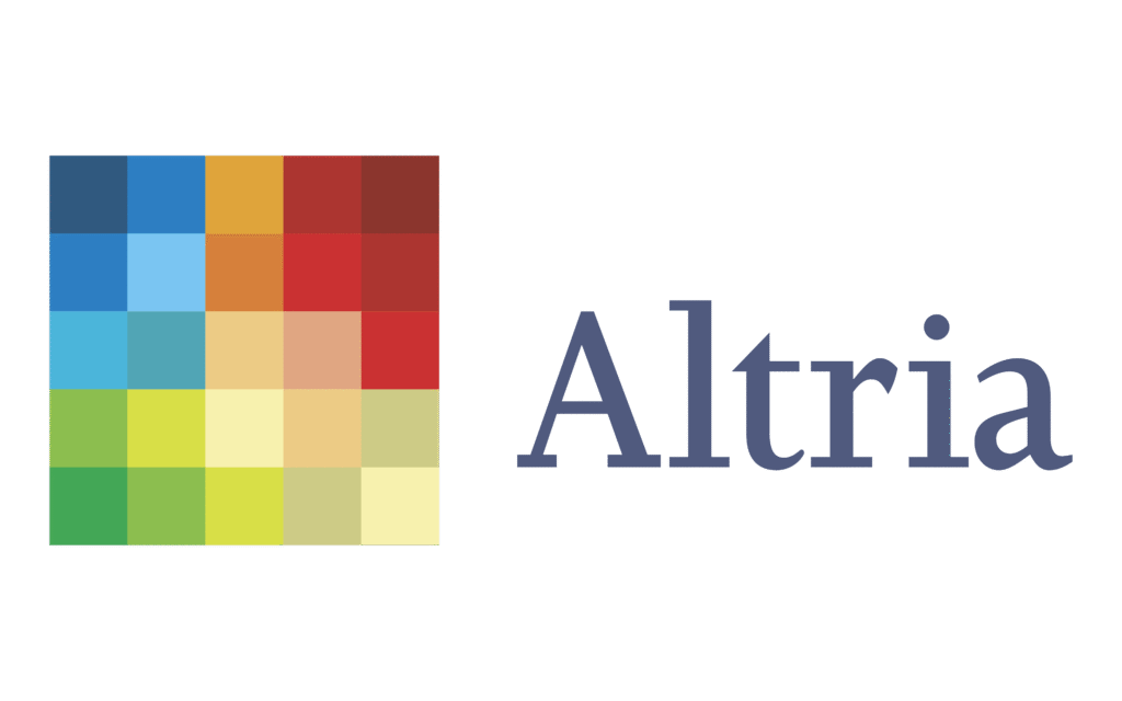 Altria logo, sponsor of the Palo Verde Bloom Festival, celebrating Tucson events and southwest destinations.