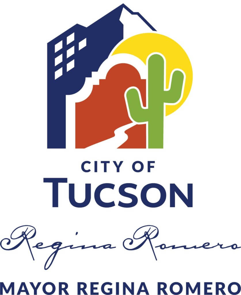 City of Tucson Mayor Regina Romero logo, sponsor of the Palo Verde Bloom Festival, celebrating Tucson events and southwest destinations.