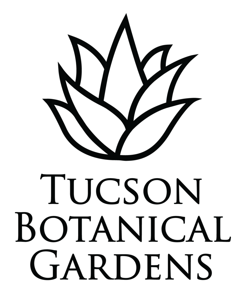 Tucson Botanical Gardens logo, sponsor of the Palo Verde Bloom Festival, celebrating Tucson events and southwest destinations.