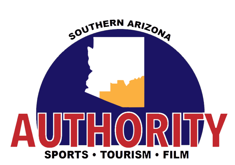 Southern Arizona Sports Authority logo, sponsor of the Palo Verde Bloom Festival, celebrating Tucson events and southwest destinations.