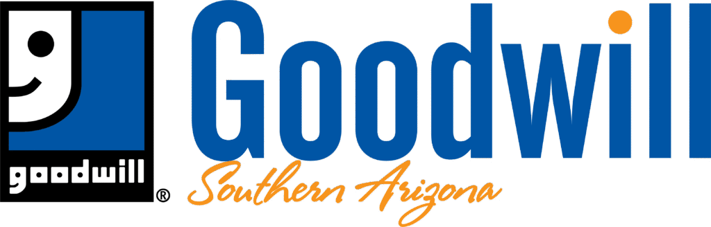 Goodwill of Southern Arizona logo, sponsor of the Palo Verde Bloom Festival, celebrating Tucson events and southwest destinations.